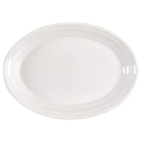 Fiestaware White Serving Platter - Picture 1 of 3